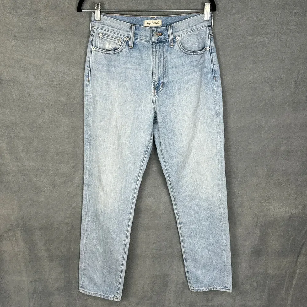 Madewell Jeans Womens 27 Blue Perfect Summer Jean Light Wash High Rise Denim - Picture 1 of 12